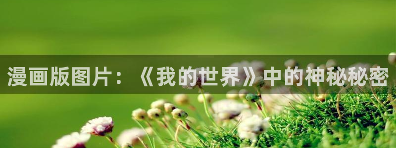 韩漫之家官网网址下载：漫画版图片：《我的世界》中的神秘秘密
